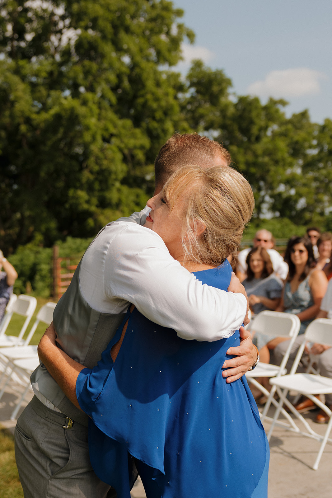 Mother and son sharing a warm hug before the ceremony—an often-overlooked gem on the wedding photography checklist.